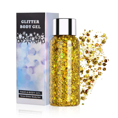 Body glitter gel chunky lotion - body,