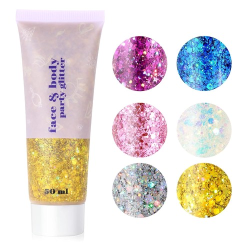 Body glitter gel chunky - glitter,