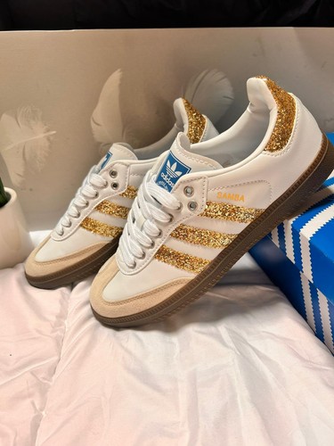 Adidas samba glitzer gold - og,