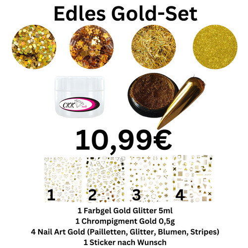 Gold set mit - gold,