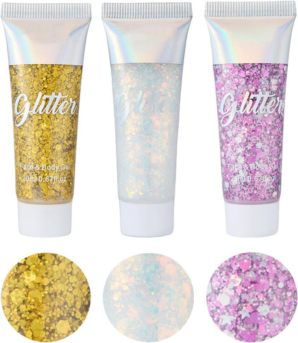 Body glitter gel stück - body, 3