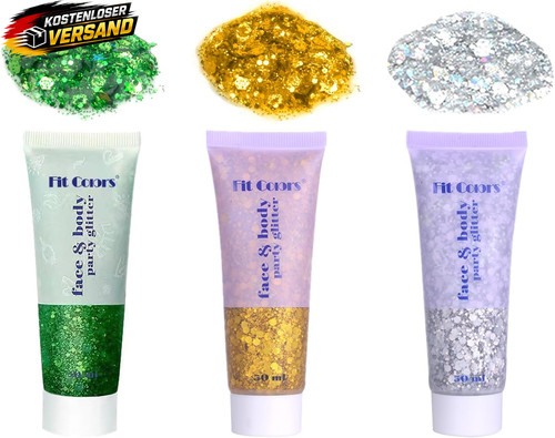 Body glitter gel für gesicht - gel,