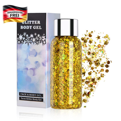 Chunky body glitter - chunky, für
