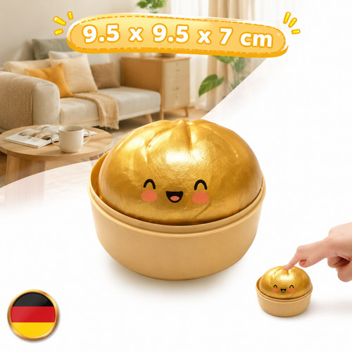 Golden glitter dampfgarer - golden,