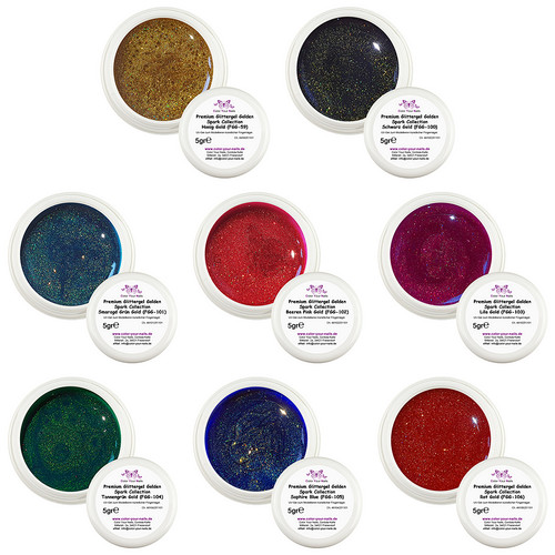 Premium glittergel golden - glittergel,