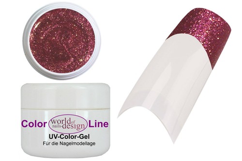 Glitter nagelgel golden - glitter,